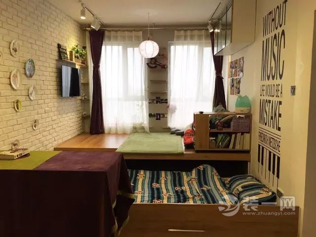 懂装修会生活 看软妹子怎样用三万打造37平一居室装修