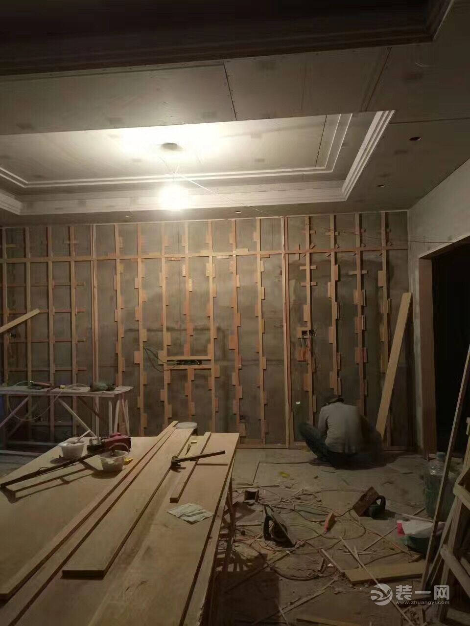 89平中式风格在线工地装修